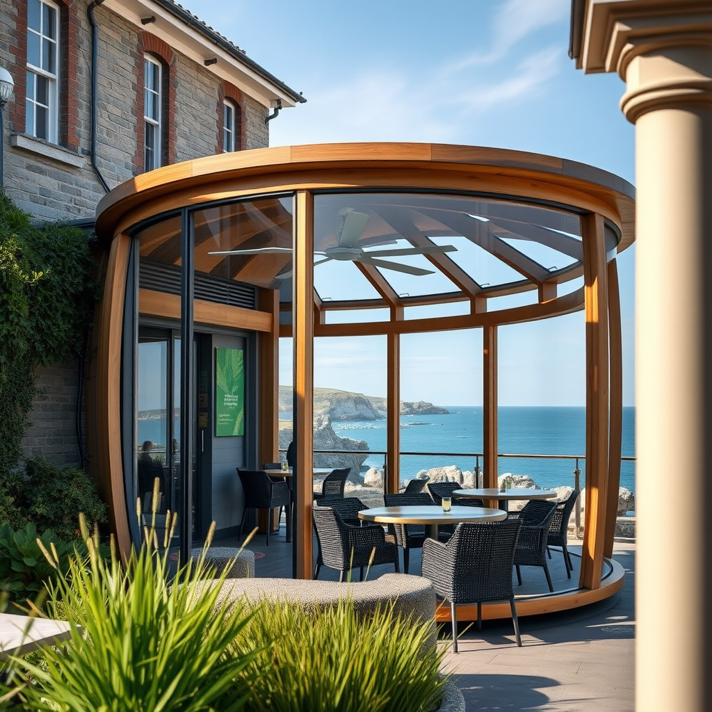Seaside hotel erects secret dining booth before asking council